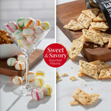 Broadway Basketeers Sympathy Gift Tower Box - Premium Snack Tower with Cookies, Sweets and Savory Treats - Thoughtful Individually Wrapped Kosher