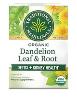 Traditional Medicinals Organic, Dandelion Leaf & Root - Dandelion Root Tea, Supports Normal Detox + Digestion - Kosher, Non-GMO, Caffeine-Free