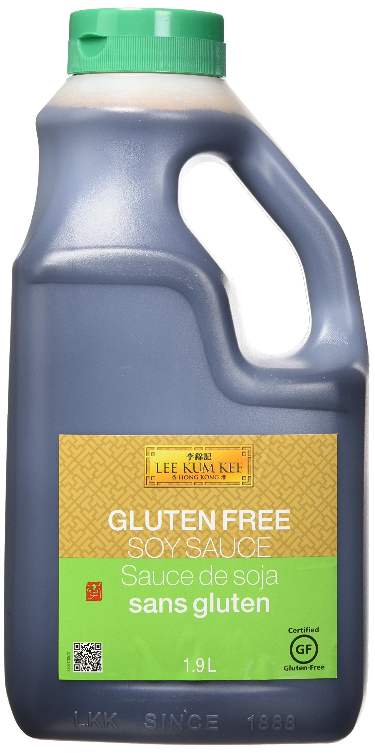 Lee Kum Kee Gluten Free Soy Sauce (64 oz - 1 Pack) Vegan, Umami | Perfect for Marinades, Stews, Sauce Mixes, Stir-Frying, Drizzling, Dipping