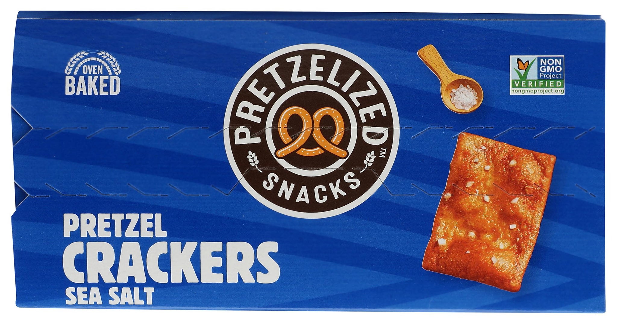 Pretzelized, Sea Salt Pretzel Crackers, 6.5 Ounce
