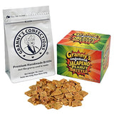 Granny's Confections Old-Fashioned Jalapeño Peanut Brittle - Spicy Gourmet Candy 1Lb Bag (454g). Amazing Balance of Sweet and Heat. Amazing Gift
