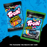 Trolli Sour Brite Crawlers Candy, Cherry-Lemon, Strawberry-Grape & Orange-Lime, Sweet and Sour, Gummy Worms, 7.2 oz