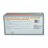 GLOVEWORKS HD Ivory Latex Industrial-Grade Disposable Gloves, 8 Mil, Powder-Free, Double Chlorinated, Small, Box of 100
