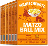 Manischewitz Matzo Ball Mix, 5 Oz. (6 Pack) Easy Prep | Kosher for Passover | Nothing Artificial | No MSG | Classic Fluffy Texure
