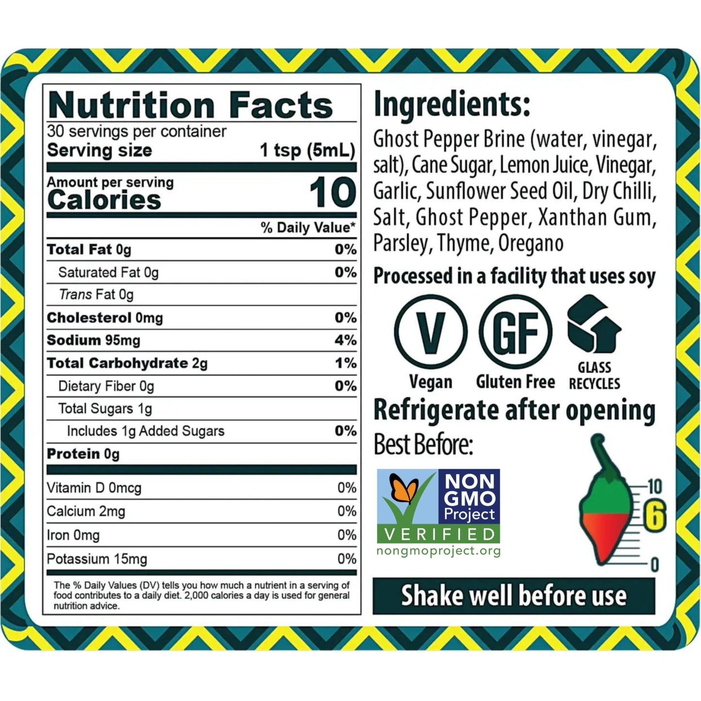 Ghost Peri-Peri Hot Sauce by African Dream Foods | All-Natural Spicy Piri-Piri Sauce with African Ghost Peppers | Vegan, Non-GMO, Gluten-Free| Glass