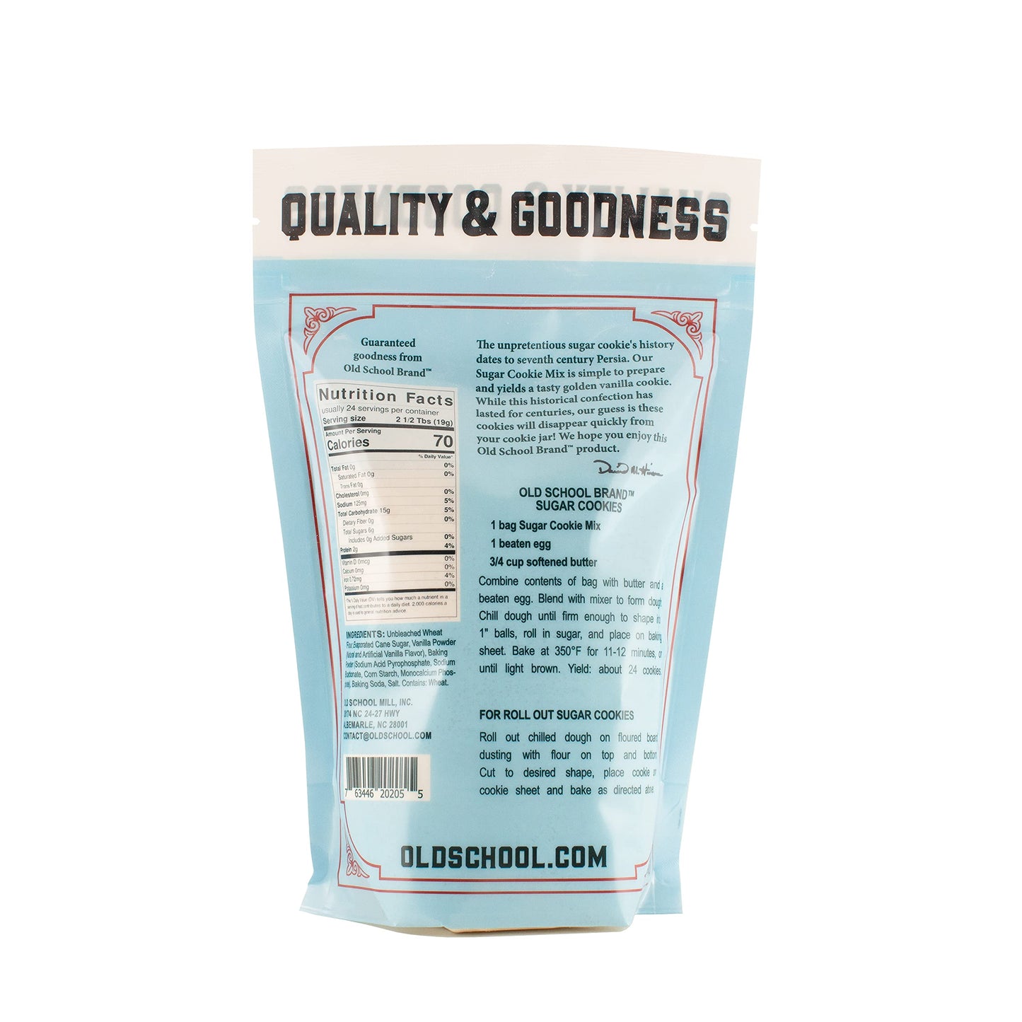Old School Brand Sugar Cookie Mix - 16 oz Package - Great For Holiday and Year Round Baking! YUM!