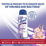 Lysol Neutra Air 2 in 1 Disinfectant Spray, Lavender and Lily Scent, Eliminates Odors, 10 Ounces (Pack of 4)