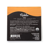 Nibble Chocolate Peru 72% | 3 Pack | Certified Organic | Vegan | 2 Ingredients | Gluten & Soy Free |