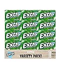 Extr-a Spearmint Sugar Free Chewing Gum, Bulk Pack, 15 Pieces per Pack, 10 Count