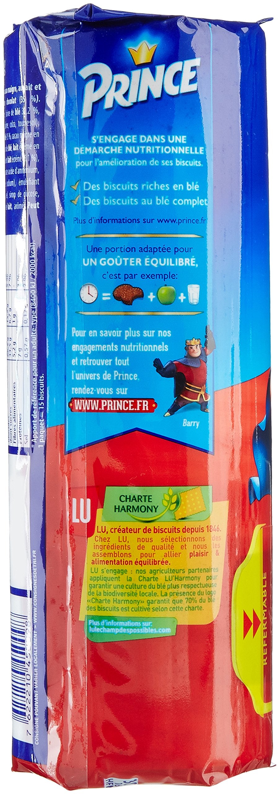 LU Prince Tout Chocolat 330g