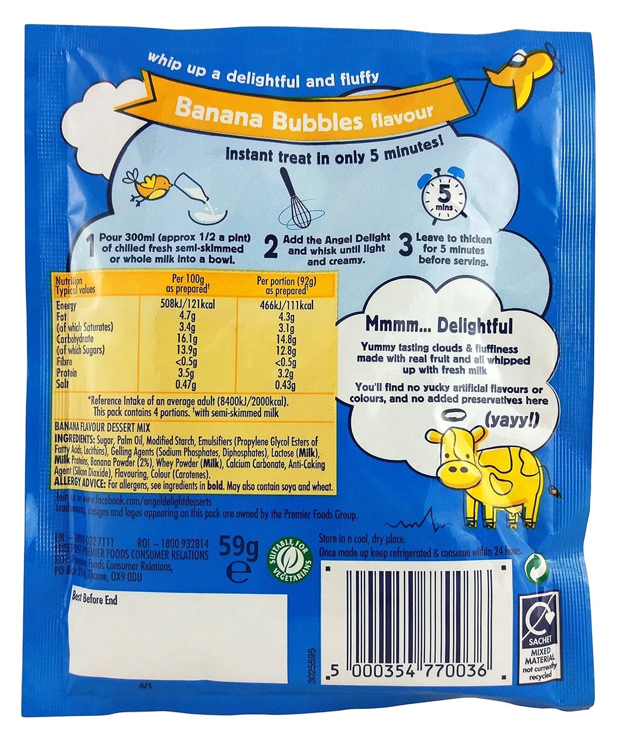 Angel Delight Banana (59g) - Pack of 6