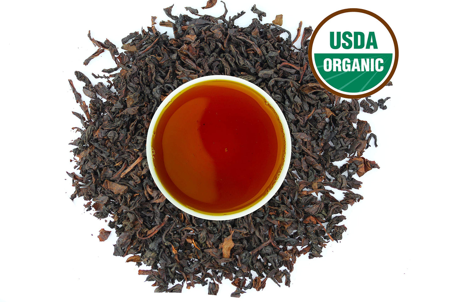 Earl Grey Tea, FLORAL & CITRUSY, Natural Bergamot Flavor Blended with ORGANIC Loose Leaf Tea, 110+ Cups, 8oz, ORGANIC CEYLON, OP Grade Tea, U.S.A