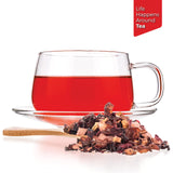 Tealyra Pina Colada Cocktail Tea - Coconut Hibiscus Fruit - Herbal & Fruity Loose Leaf - Caffeine-Free - Hot & Iced - Vitamins Rich - All Natural