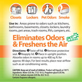 OdoBan Solid Odor Absorber Eliminator for Home and Small Spaces, Citrus Scent, 14 Ounces Each, 6-Pack
