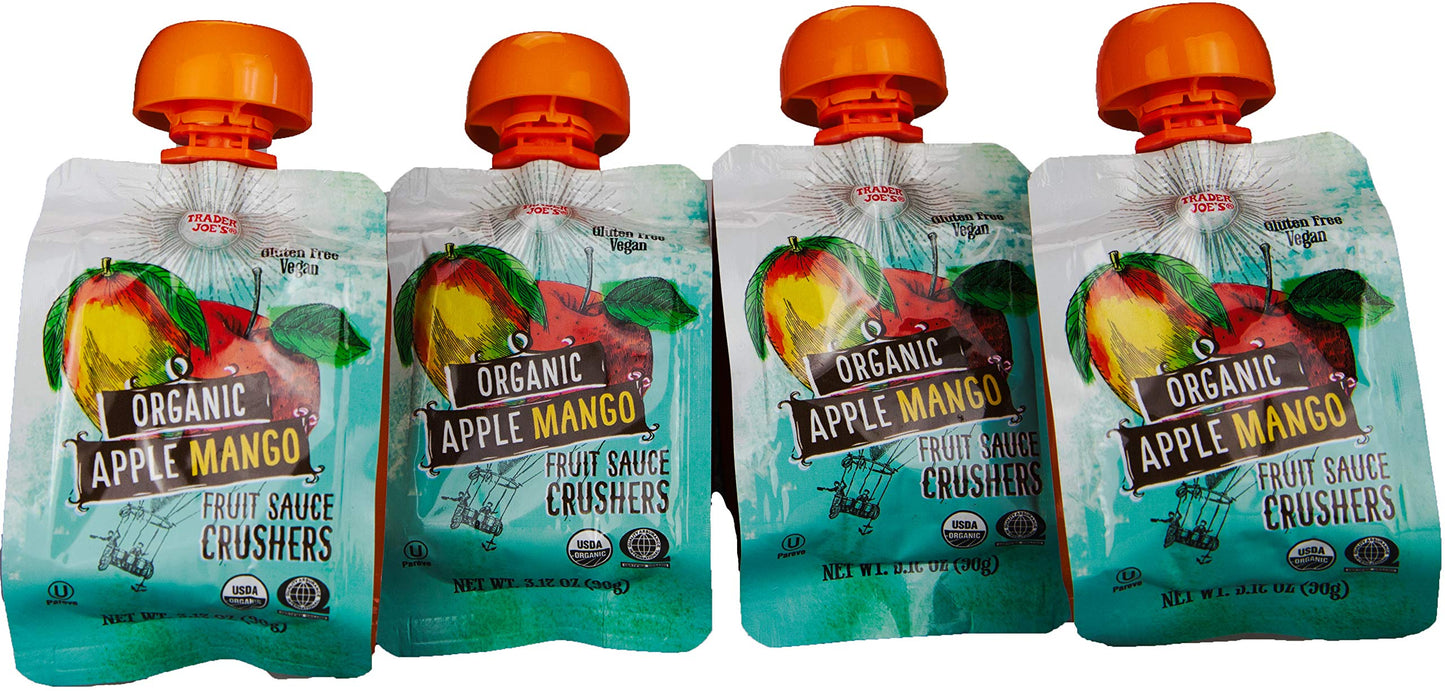 Trader Joe's Organic Apple Mango Fruit Sauce Crushers
