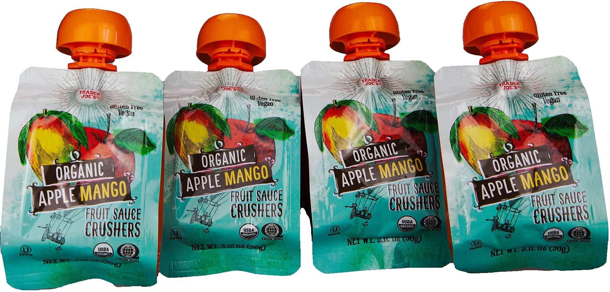 Trader Joe's Organic Apple Mango Fruit Sauce Crushers