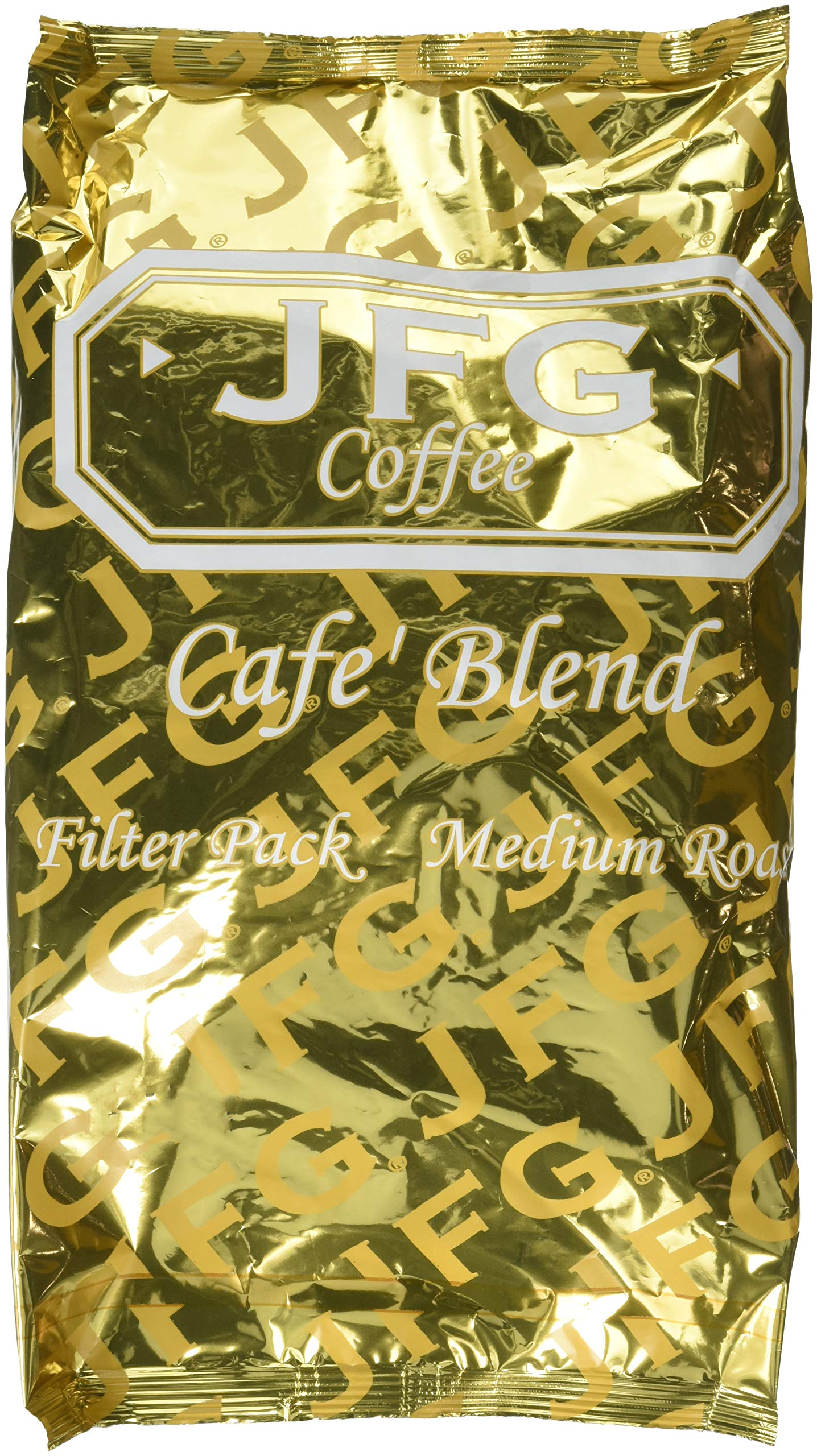 JFG Medium Roast Coffee Cafe Blend - Filter Pack, 1.3 Ounce - 42 per case.