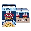 BARILLA Gluten Free Penne Pasta, 12 Ounce (8 Boxes) - Non-GMO Gluten Free Pasta Made with 2 Ingredients