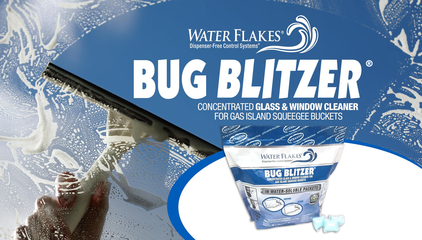 Water Flakes Stearns Bug Blitzer in Premeasured Packets (1 resealable bag per case - 90 x 0.5 oz. packets)