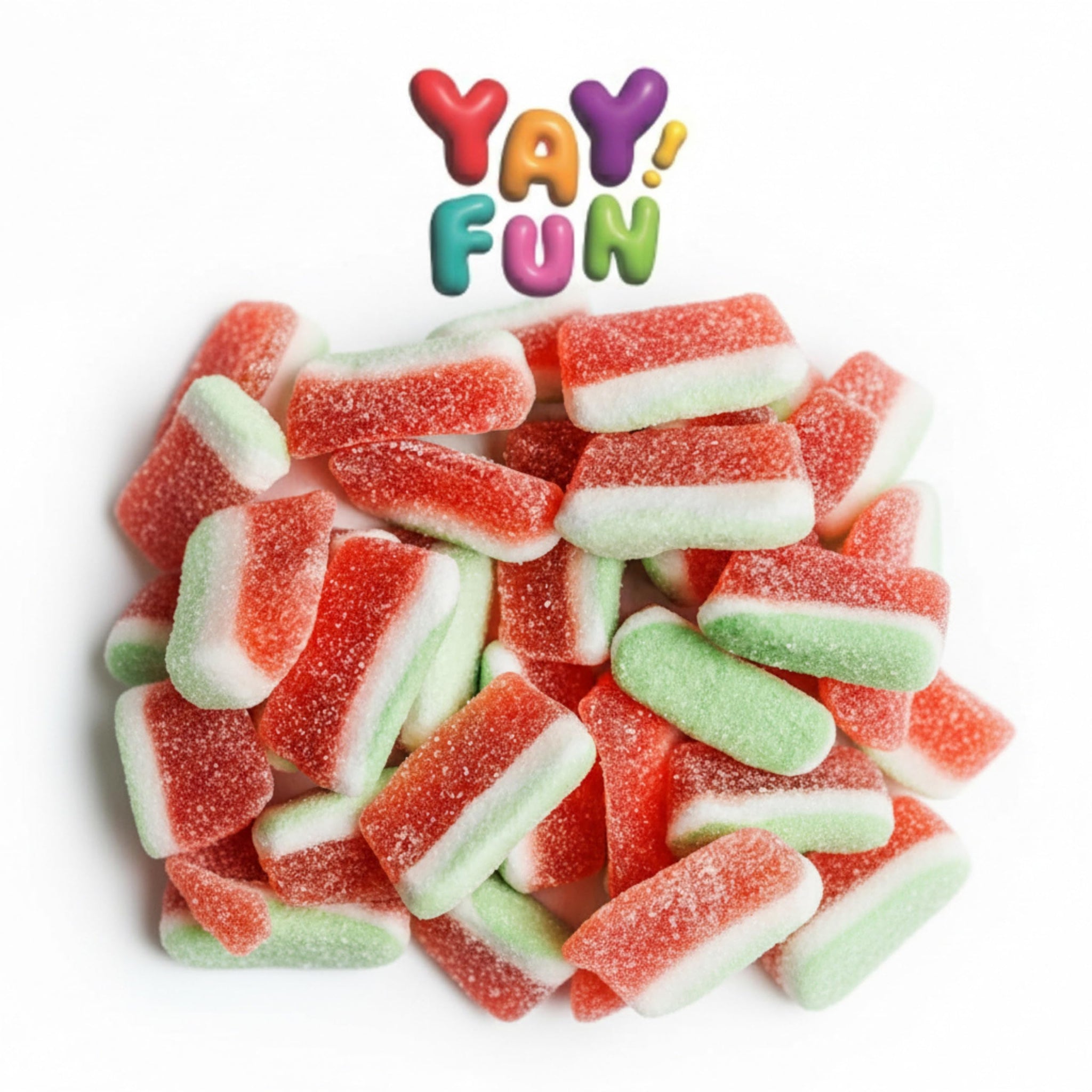 Sour Watermelon Slices Candy, Halal Candy Bulk 2 Pound Bag | Sweet & Tangy Watermelon Slice Gummies | Sour Watermelon Candy for Parties, Candy