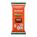 REESE'S Organic Milk Chocolate Peanut Butter Cups Candy, Individually Wrapped, 1.4 oz Pack