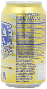 Inca Kola Golden Carbonated Beverage Soda - la kola dorada - 12 oz cans - 24pk