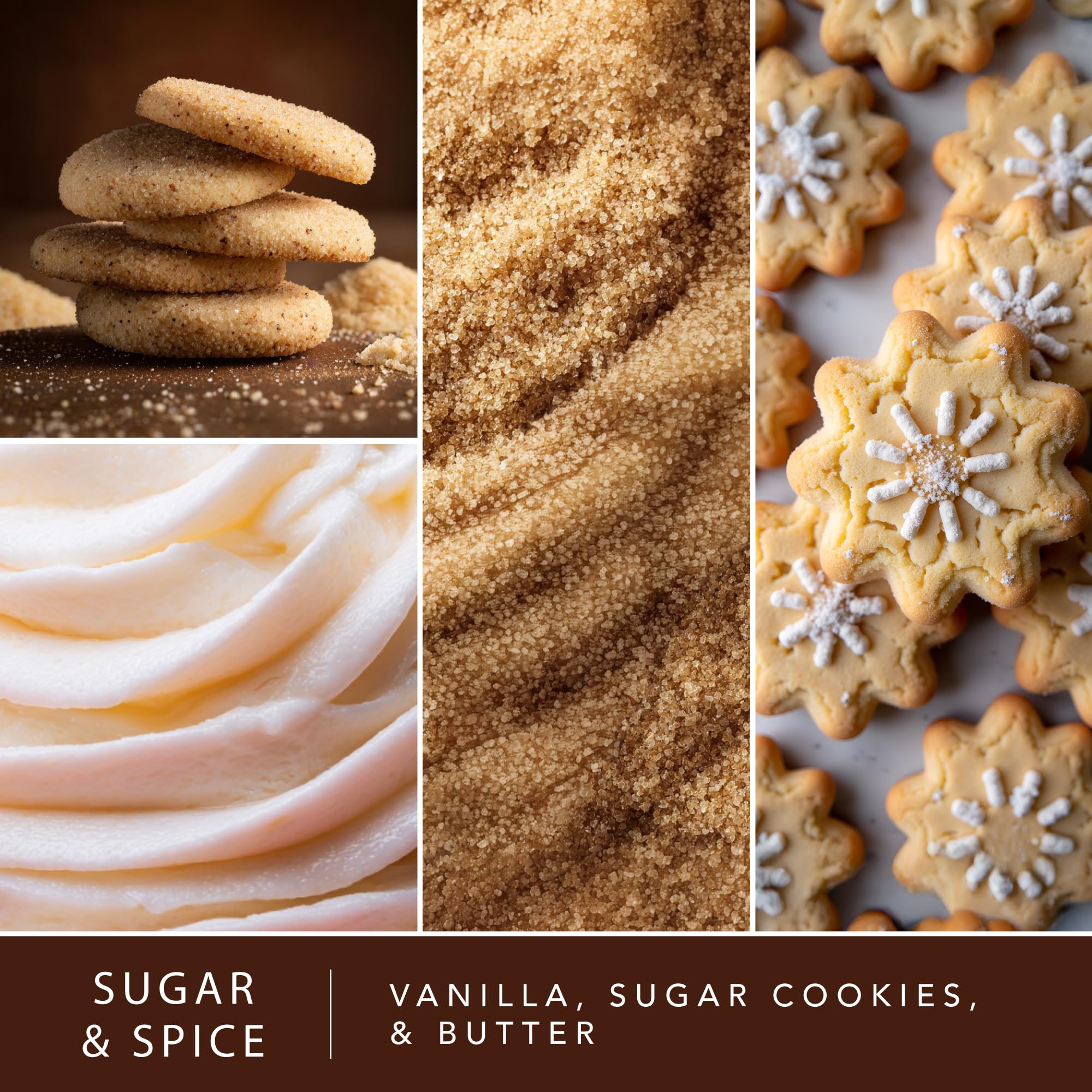 ScentSationals Sugar & Spice Fragrance Oil Plug In Air Freshener Refills 3-Pack - Works with Scentsationals Wall Plugs, Long-Lasting Home Fragrance