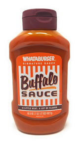 WHATABURGER Sauce Bundle ( 20 oz Spicy Ketchup Bottle , 16.5 Oz Buffalo Sauce, 19 oz Honey BBQ) Signature Whataburger Sauces