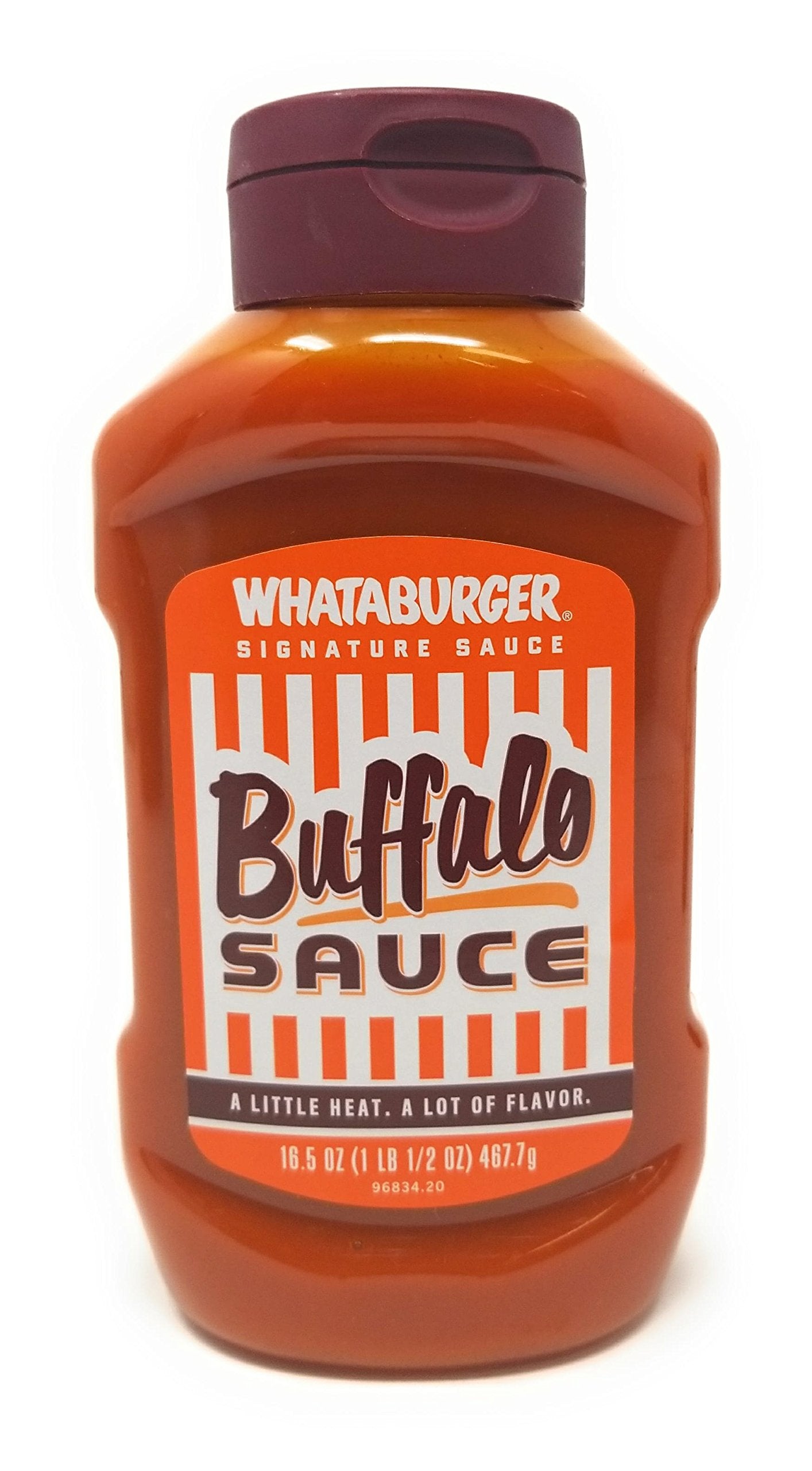 WHATABURGER Sauce Bundle ( 20 oz Spicy Ketchup Bottle , 16.5 Oz Buffalo Sauce, 19 oz Honey BBQ) Signature Whataburger Sauces