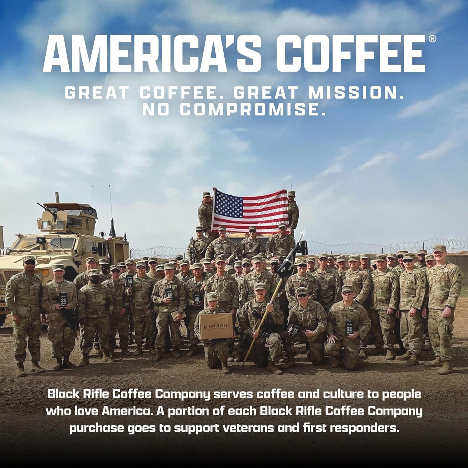 Black Rifle Coffee Company Fur Missile Medium Roast Coffee Pods - 100% Arabica, Tasting Notes of Walnut, Brown Sugar & Guava - Single Serve K-Cup