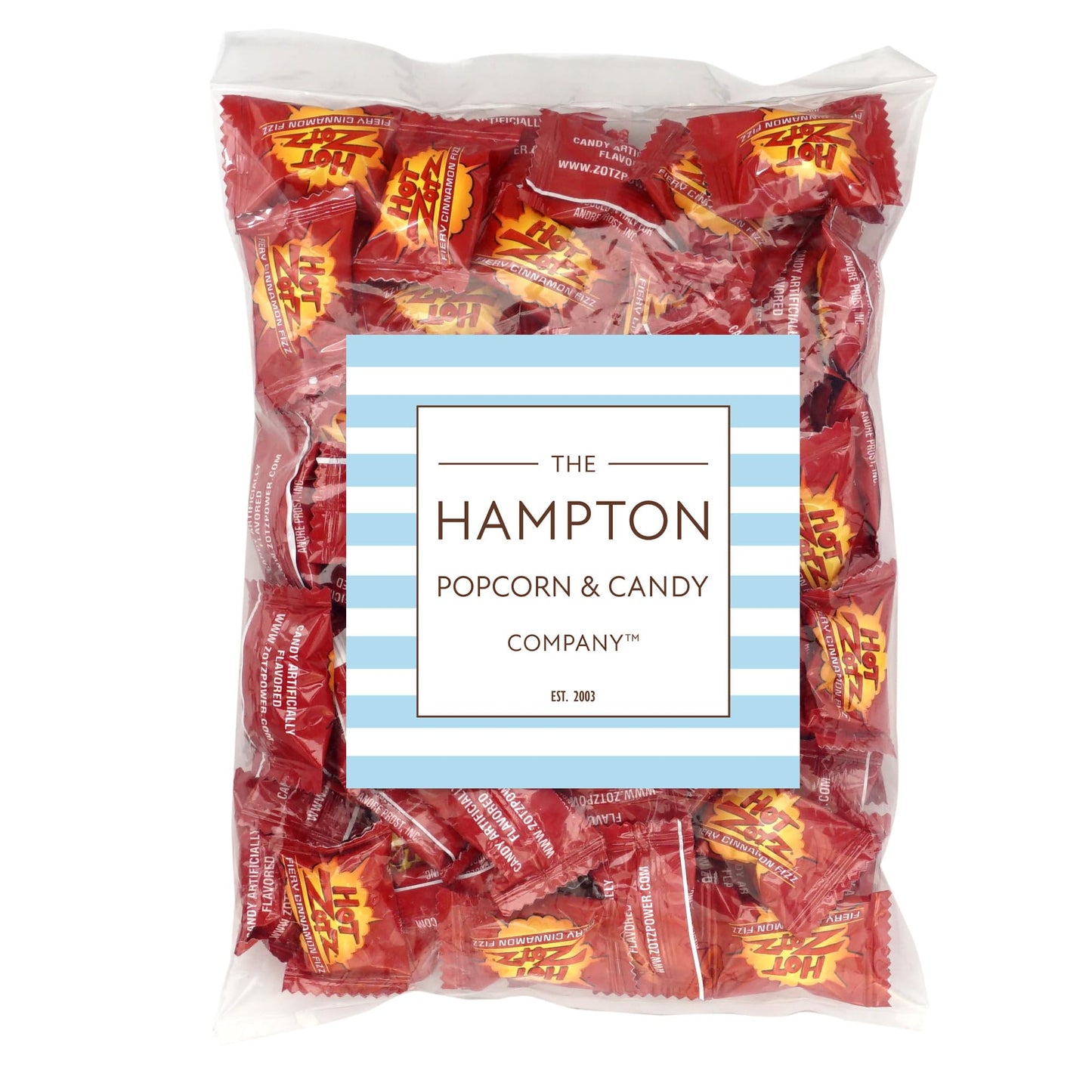 Hot Zotz Fiery Cinnamon Fizz, 1lb Bulk Bag (Approx. 90 Pieces)