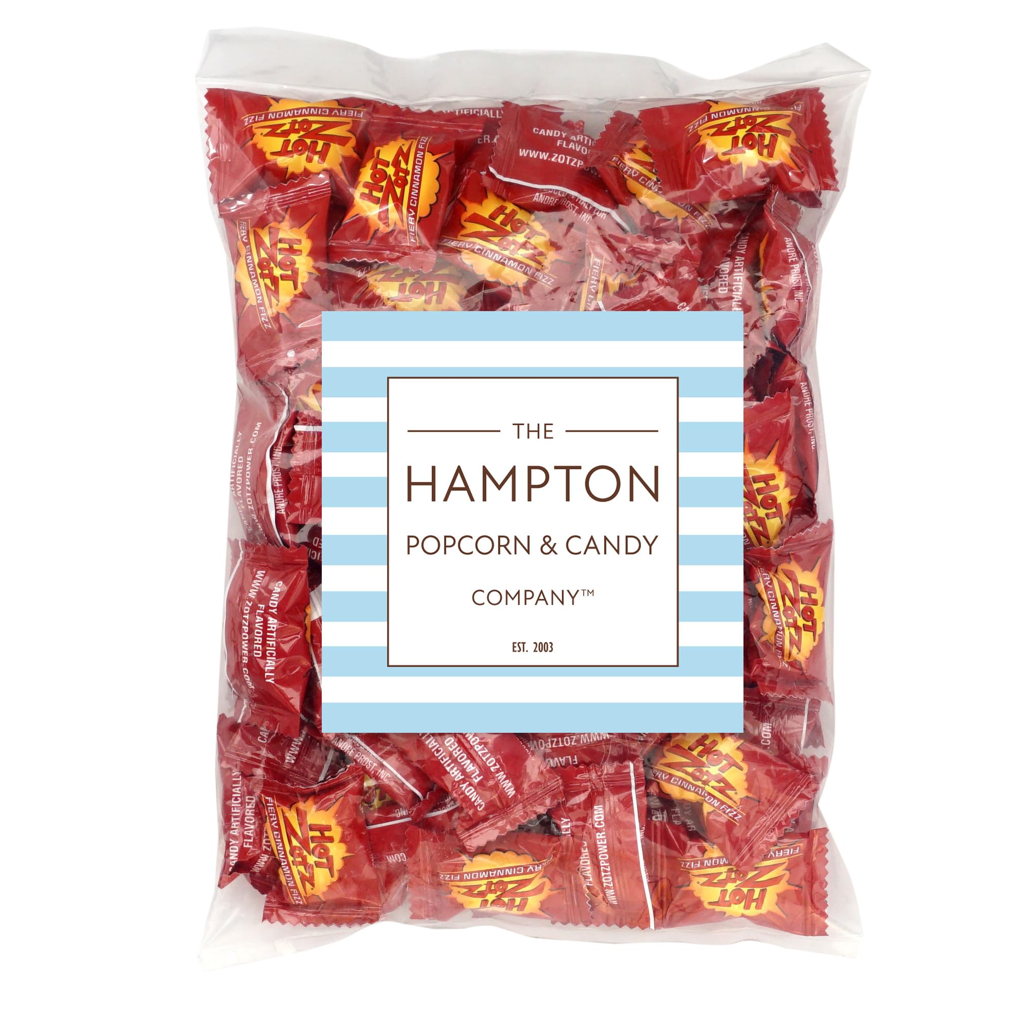 Hot Zotz Fiery Cinnamon Fizz, 1lb Bulk Bag (Approx. 90 Pieces)