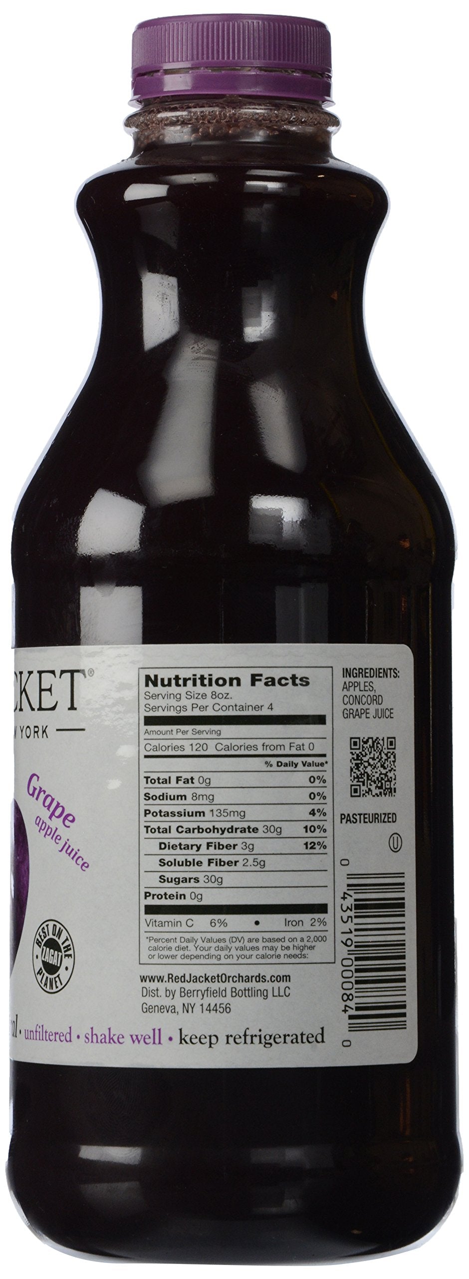 Red Jacket Orchards, Juice Grape Apple, 32 Fl Oz