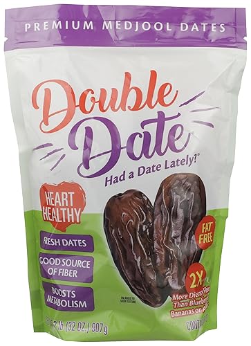 DOUBLE DATE PACKING Medjool Dates, 32 OZ