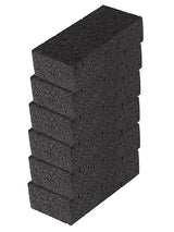 Okleen Big Sponge. Made in Europe. 6 Pack, Black. 8.9x4.3x2.4 Inch Extra Large Odorless Commercial Sponge for All Purpose Cleaning