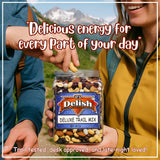 Deluxe Trail Mix with Greek Yogurt, Chocolate, Fruit and Nuts by Its Delish, 2.5 lbs Jumbo Container | Healthy Mix of Yogurt Coated Raisins & Dark