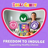 Zaffi Taffy Sugar Free Candy - Dye Free, Keto & Diabetic-Friendly, Dentist-Approved Treats for Kids (Natural Fruit Flavor, 3 oz)