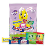 Assorted Easter Chocolate and Candy (Butterfinger, Crunch, Baby Ruth, Tic Tac Chewy Fruit Adventure, Tic Tac Chewy Sour) 80CT SUB - 28.8oz