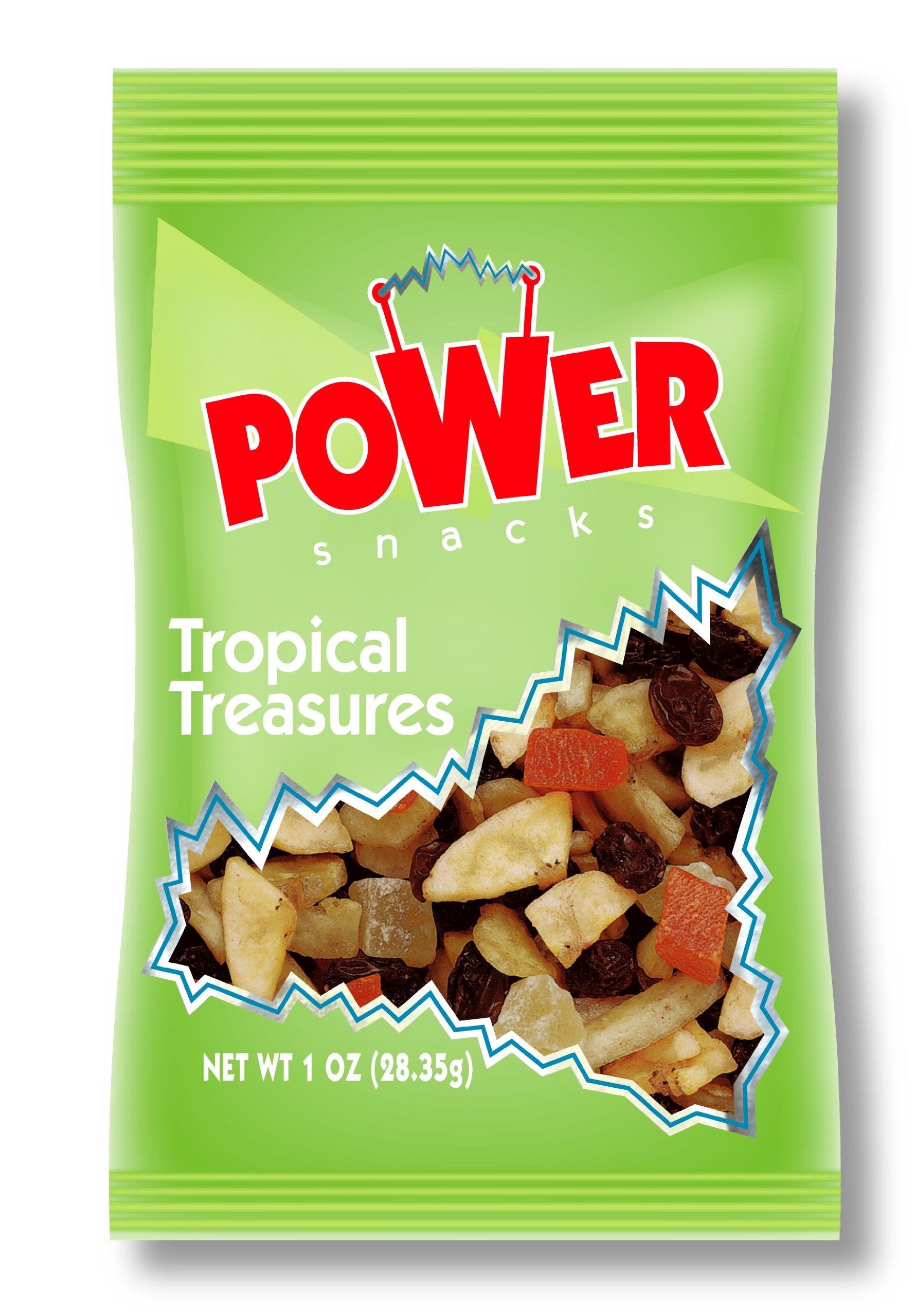 Azar Nut Company Power Snacks, Tropical Treasures, 1-Ounce Packages (Pack of 150)