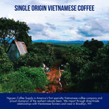 Nguyen Coffee Supply - Truegrit Robusta: Medium Roast Premium Whole Coffee Beans, Vietnamese Single Origin, Direct Trade, Low Acid with High Caffeine