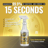 SoRite Disinfectant Spray - Multi Surface Cleaner, Antibacterial House Cleaning Supplies, Bathroom and Kitchen, Household Essentials, Sanitizer