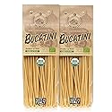 Morelli Bucatini Pasta Noodles - Premium Organic Italian Pasta from Italy - Handcrafted, Family Owned Gourmet Brand - Made with Durum Wheat Semolina