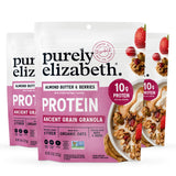 Purely Elizabeth, Protein Granola, Almond Butter and Berries, 8oz Bags (3 Pack)