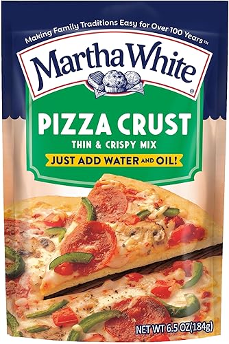 Martha White Pizza Crust Mix, 6.5 Ounce (Pack of 12)