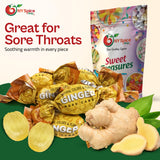 NY SPICE SHOP Ginger Candy - Ginger Hard Candy - Ginger Candies - Ginger Candy Hard - Hard Ginger Candy - Natural Ginger Candy - Ginger Cuts Candy - 1