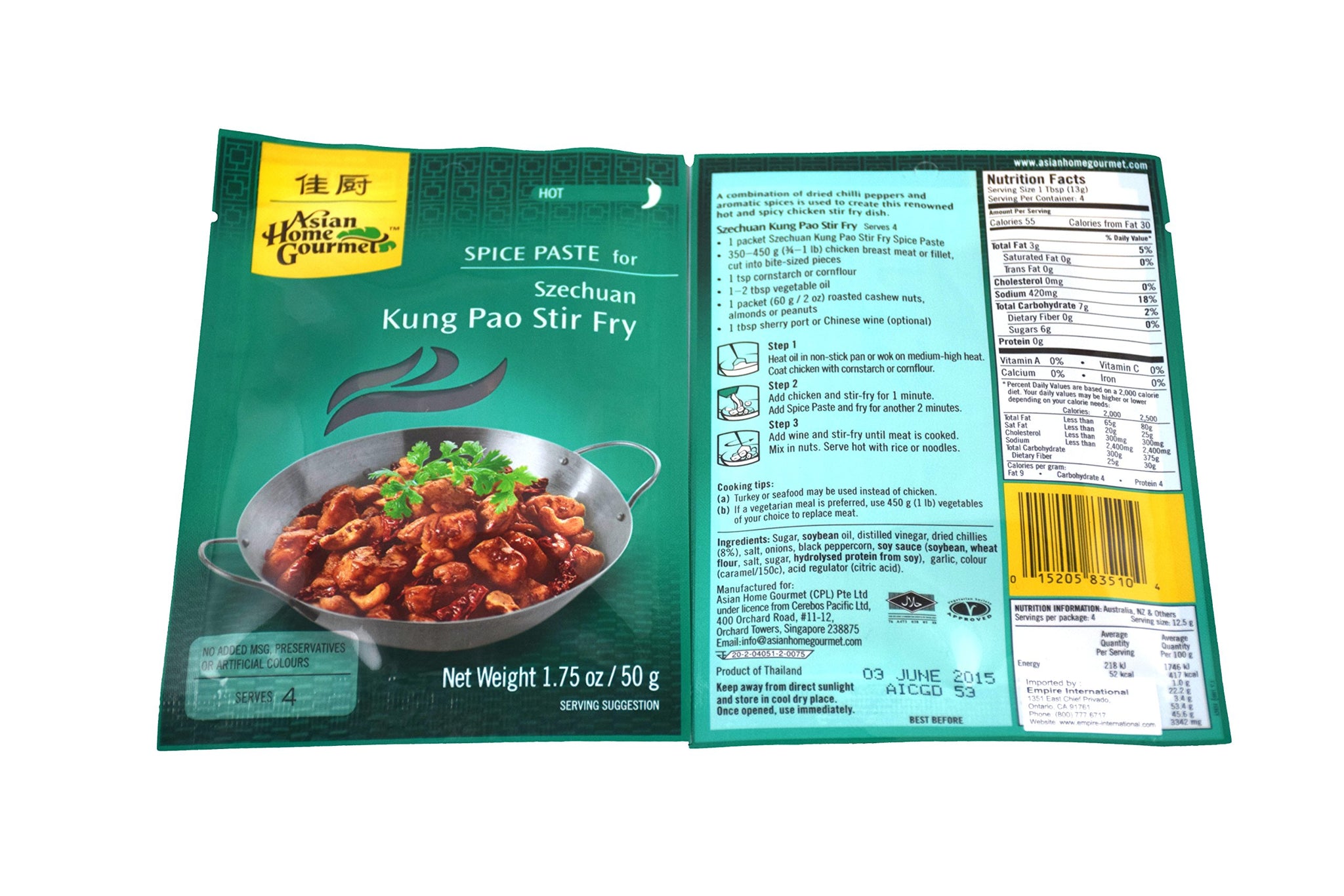Szechuan Kung Pao Stir Fry, 1.75 oz (Pack of 12)
