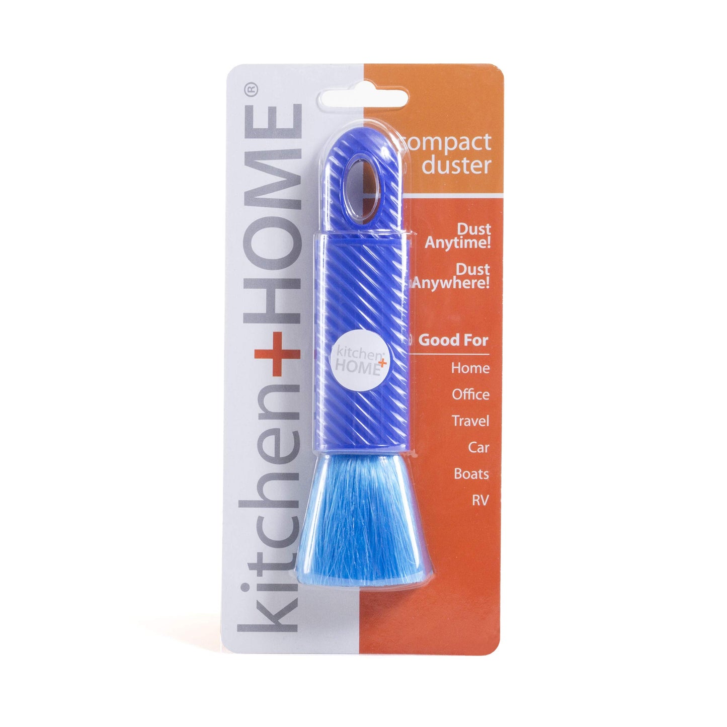 Kitchen + Home Compact Static Duster - 6.5" Inch Travel Duster with Carry Case - Electrostatic Duster attracts dust Like a Magnet!