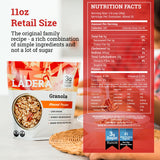 Ladera Almond Pecan Granola - Low Sugar Artisanal Breakfast Cereal, Gluten Free & Vegan, Honest Ingredients, 11 OZ