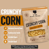 Natural Craving Salted and Roasted Corn Nuts - Original Toasted Corn Kernels in Resealable Bag - Crunchy Snack (Natural Cravings Corn Nuts)