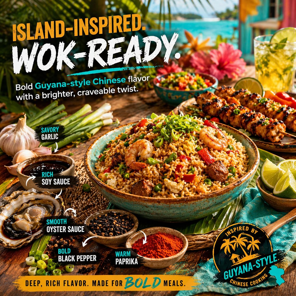 Legend Cookhouse Fried Rice Sauce - Authentic Stir Fry Sauce for Chinese Style Fried Rice, Lo Mein & Wok Cooking - Savory Soy Garlic Oyster Blend